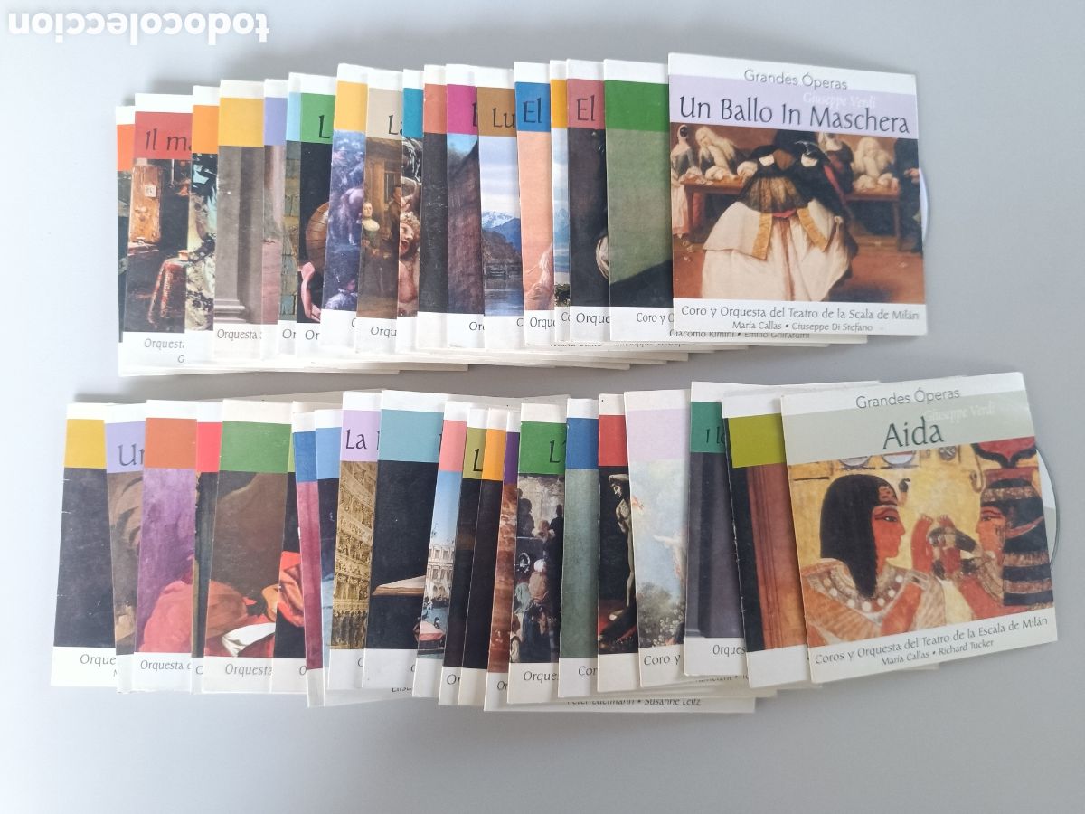 CDs de m&uacute;sica: Grandes Operas. 39 CD. Mediasat Espa&ntilde;a. Cocodrilo Records