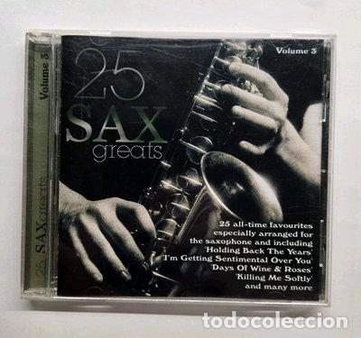 CDs de m&uacute;sica: 25 Sax Greats Vol 3- 5033606065925