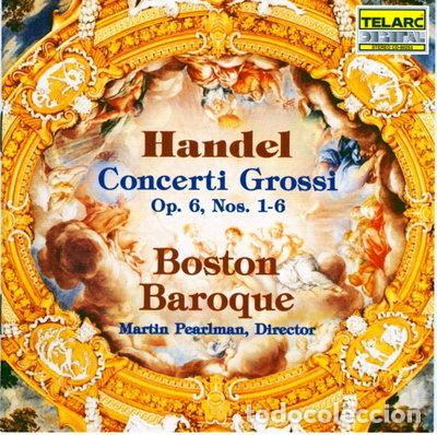 CD de M&uacute;sica: Handel: Concerti Grossi Op. 6, Nos. 1-6- 0089408025327