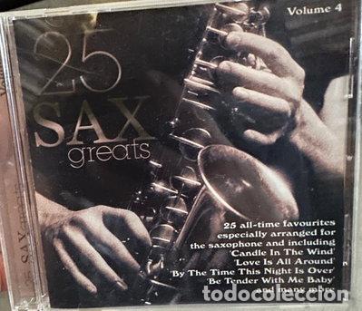 CDs de m&uacute;sica: 25 Sax Greats Vol 4- 5033606066021