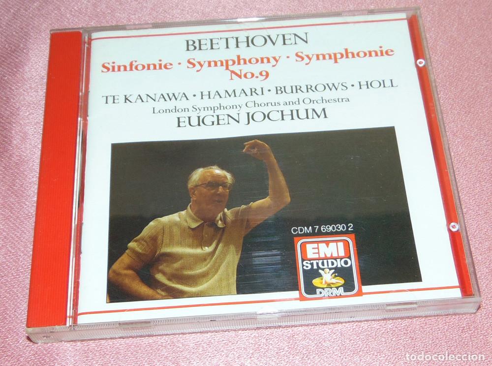 CDs de m&uacute;sica: BEETHOVEN - SYMPHONIE N&ordm; 9 - EUGEN JOCHUM - LONDON SYMPHONY - TE KANAWA - CD EMI - MADE IN ENGLAND