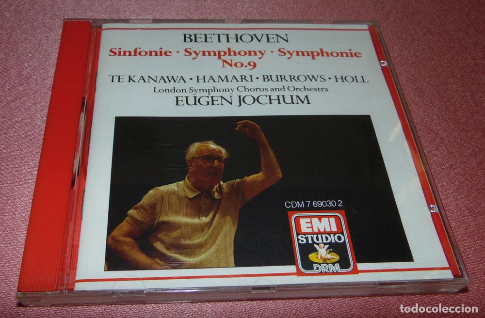 CDs de m&uacute;sica: BEETHOVEN - SYMPHONY N&ordm; 9 - EUGEN JOCHUM - LONDON SYMPHONY - TE KANAWA - CD EMI - MADE IN ENGLAND