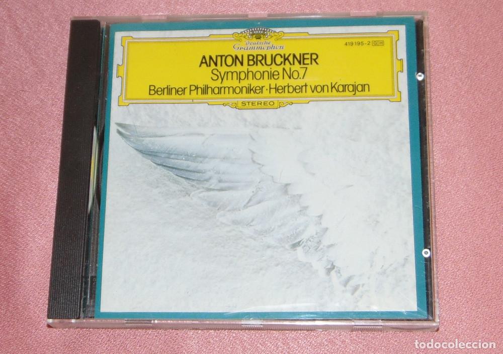 CDs de m&uacute;sica: ANTON BRUCKNER - SYMPHONY N&ordm;7 - VON KARAJAN - MADE IN WEST GERMANY CD ALBUM -BERLINER PHILHARMONIKER