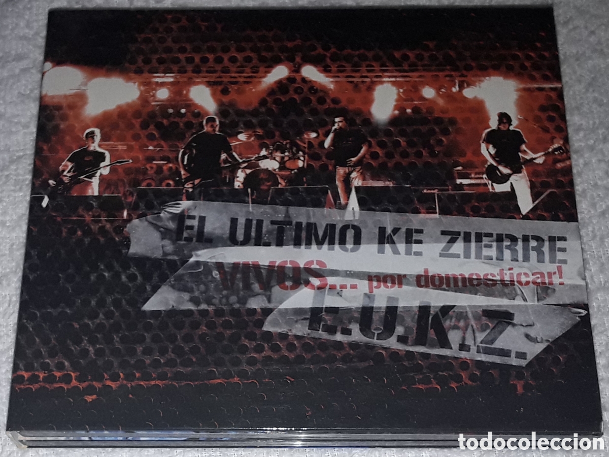 CDs de m&uacute;sica: CD + DVD - EL ULTIMO KE ZIERRE - VIVOS... POR DOMESTICAR ! - DIGIPACK