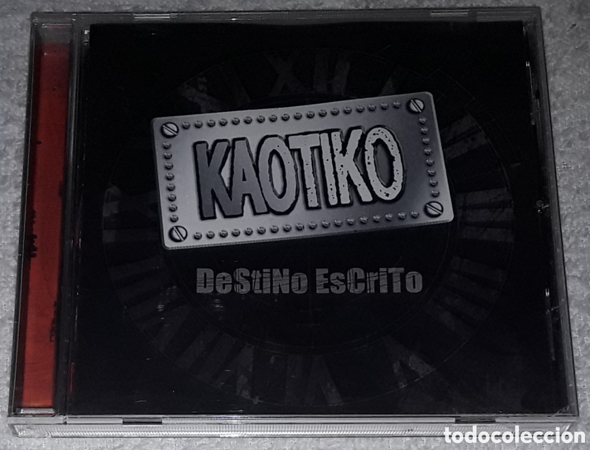 CDs de m&uacute;sica: CD - KAOTIKO - DESTINO ESCRITO