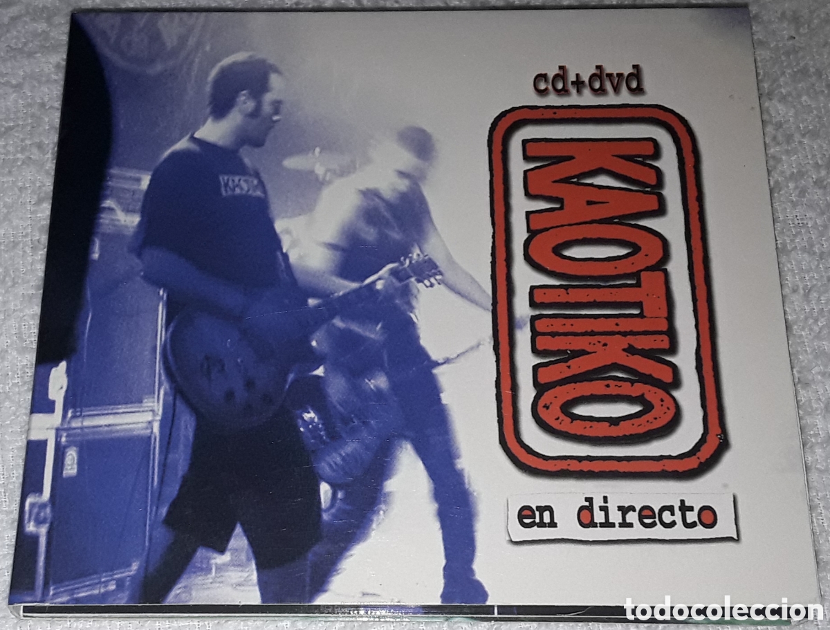 CDs de m&uacute;sica: CD + DVD - KAOTIKO - EN DIRECTO - DIGIPACK