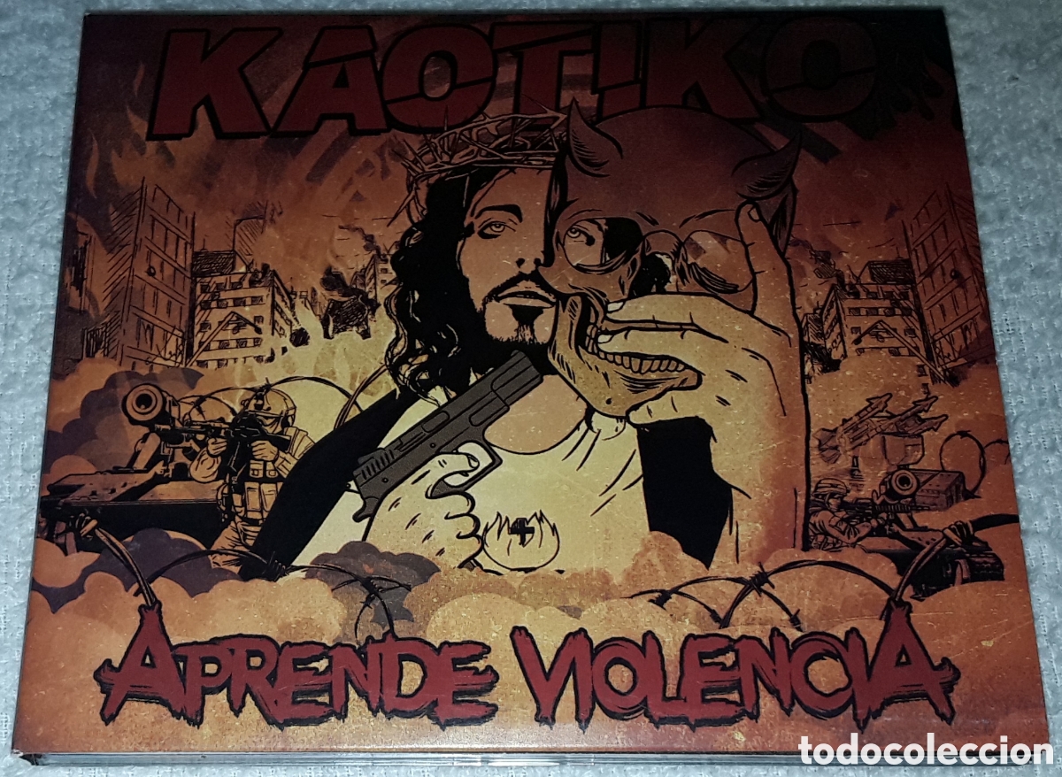 CDs de m&uacute;sica: CD - KAOTIKO - APRENDE VIOLENCIA - DIGIPACK - EVARISTO - LA POLLA RECORDS