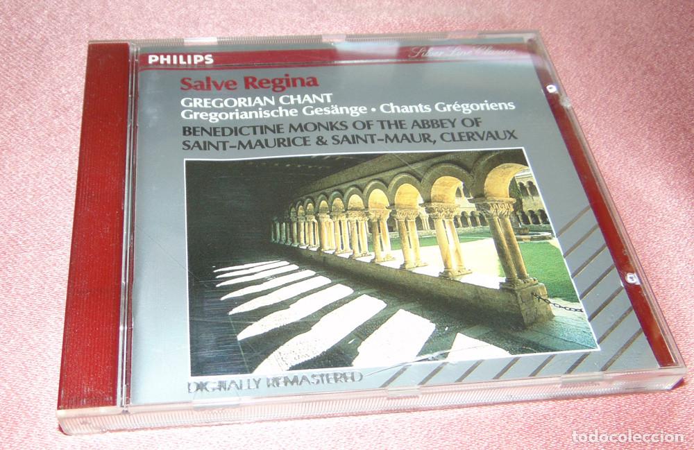 CDs de Musique: SALVE REGINA - canto gregoriano - BENEDICTINS DE L'ABBAYE SAINT MAURICE - SAINT MAUR - CD PHILIPS -