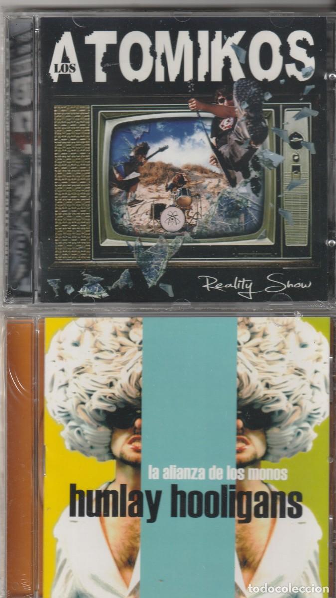CDs de m&uacute;sica: 2 CDS - LOS ATOMIKOS - REALITY SHOW-+HUNLAY HOOLIGANS-- LA ALIANZA DE LOS MONOS