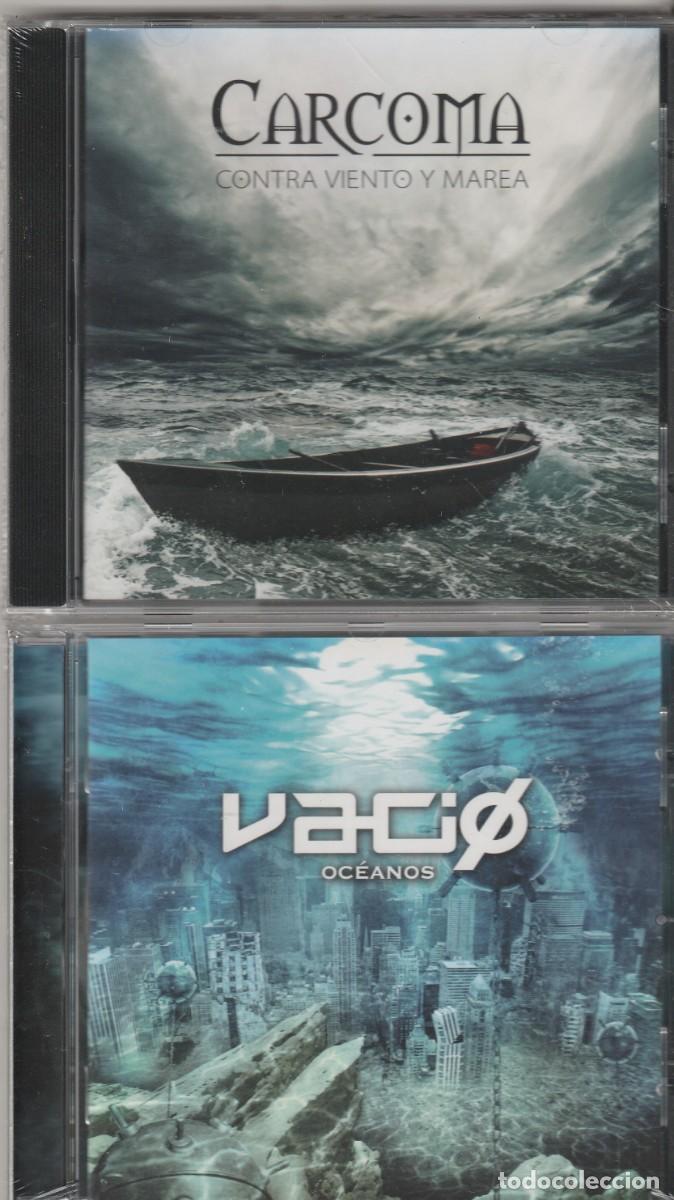 CDs de m&uacute;sica: LOTE-2 CDS -Vac&iacute;o &ndash; Oc&eacute;anos-CD-Pa&iacute;s: Spain -2014-ROCK + CARCOMA: &rdquo;CONTRA VIENTO Y MAREA&rdquo; CD 2014