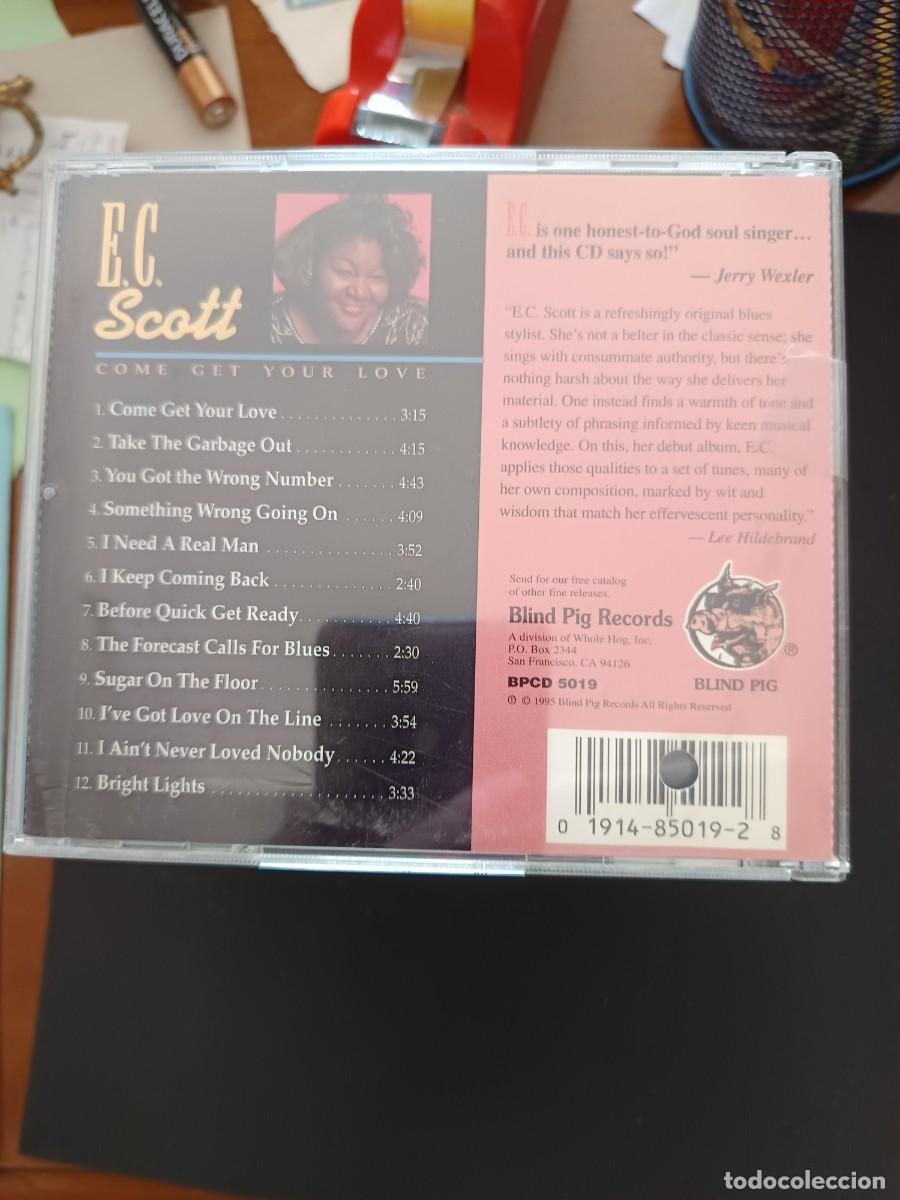 CDs de m&uacute;sica: E. C. SCOTT. COME GET YOUR LOVE - Foto 2