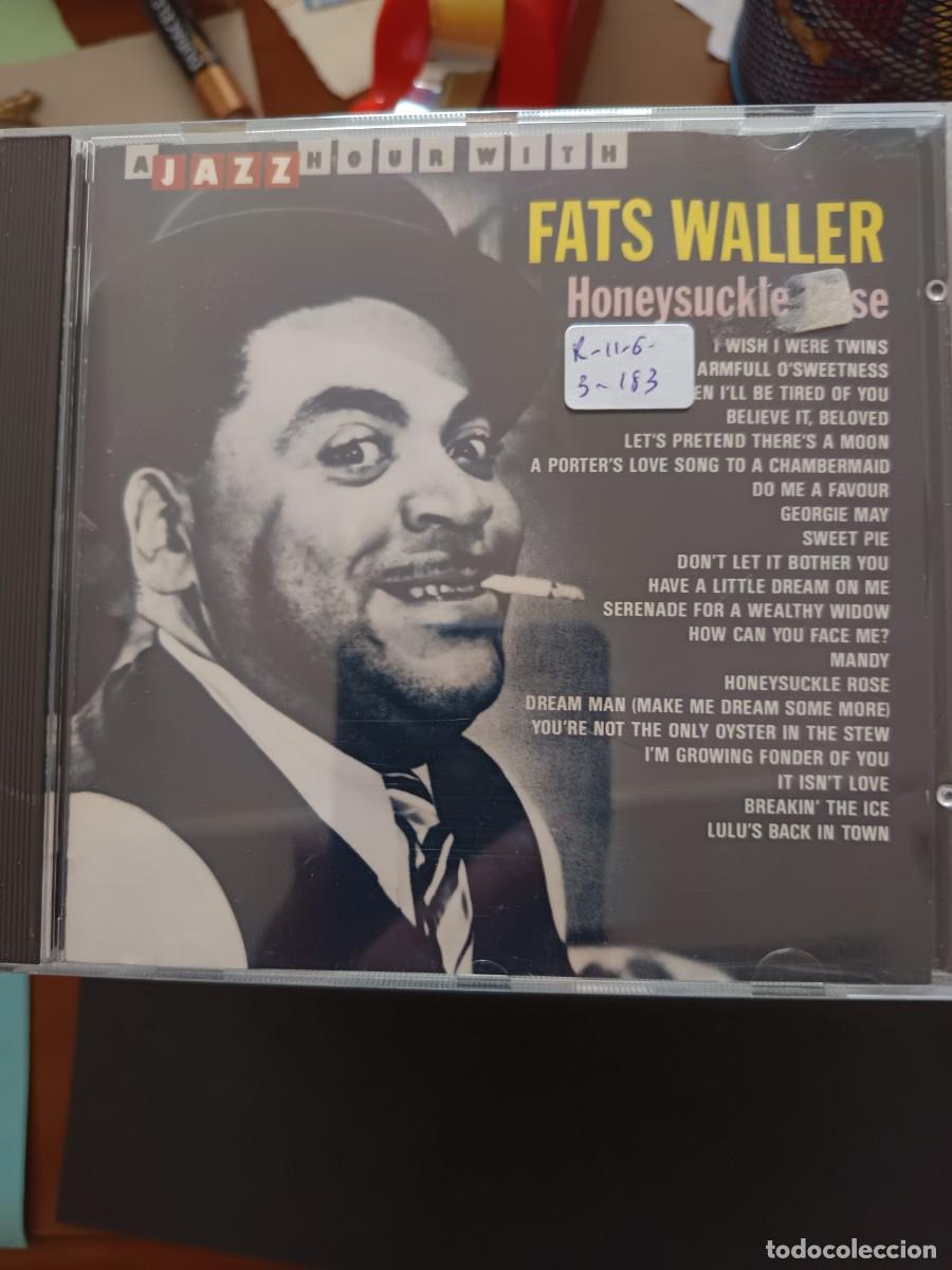 CDs de m&uacute;sica: FATS WALLER. A JAZZ HOUR WITH FATS WALLER. HONEYSUCKLE ROSE