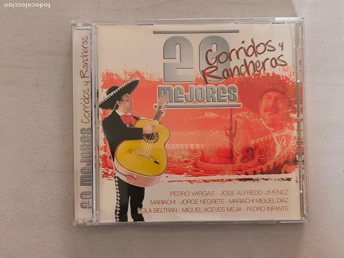 CDs de m&uacute;sica: CD 20 MEJORES CORRIDOS Y RANCHERAS - PEDRO VARGAS, JOSE ALFREDO JIMENEZ, MARIACHI... (227)