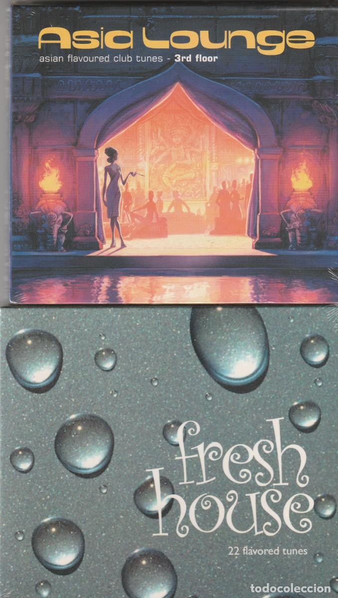 CDs de m&uacute;sica: MAGNIFICO LOTE-ASIA LOUNGE-2 CD + FRESH HOUSE 2 CDS-22 FLAVORED TUNES