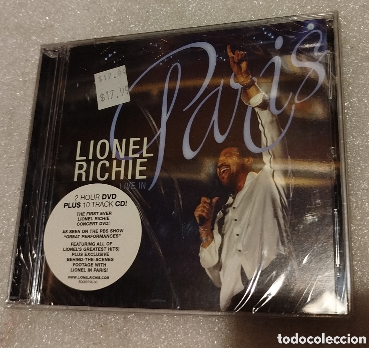CDs de m&uacute;sica: Lionel Richie - Paris. CD + dvd