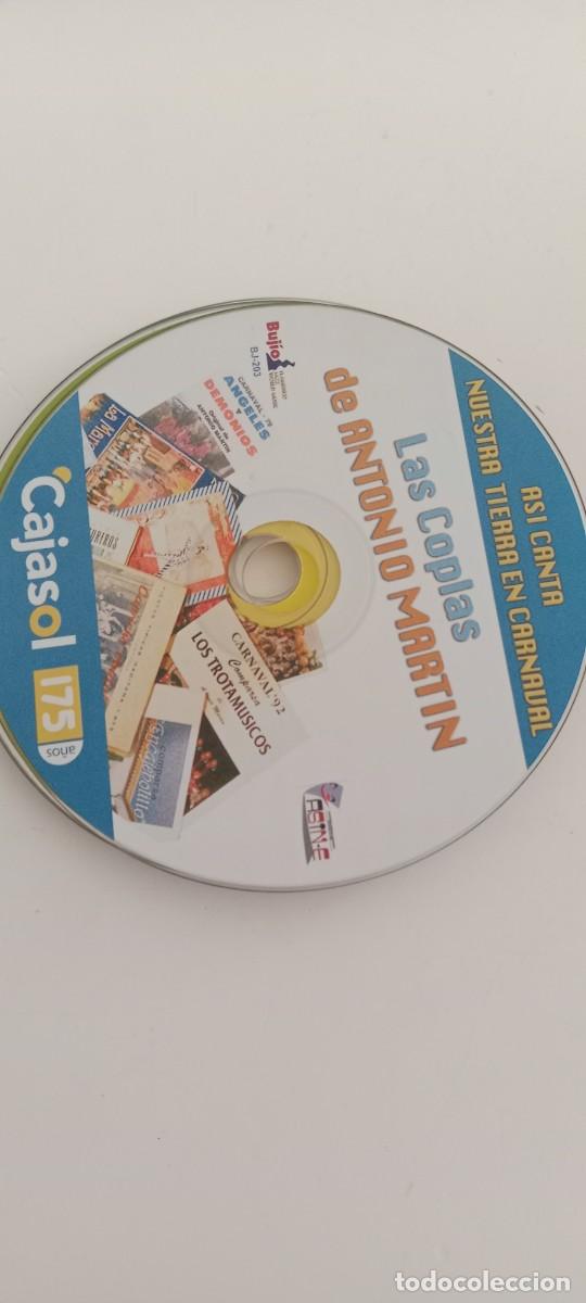 CDs de m&uacute;sica: LAS COPLAS DE ANTONIO MARTIN CARNAVAL DE CADIZ CD SUELTO SIN CARATULA EL DE FOTO C-PVY