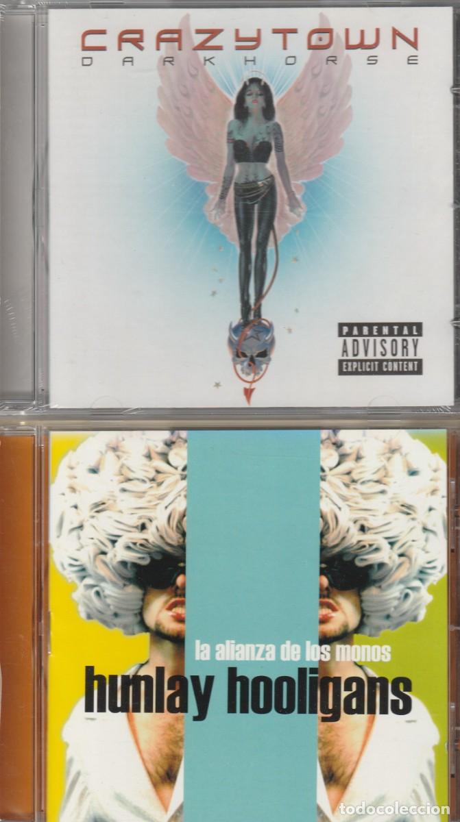 CDs de m&uacute;sica: LOTE COMPUESTO-Crazy Town &ndash; Darkhorse + HUNLAY HOOLIGANS-LA ALIANZA DE LOS MONOS
