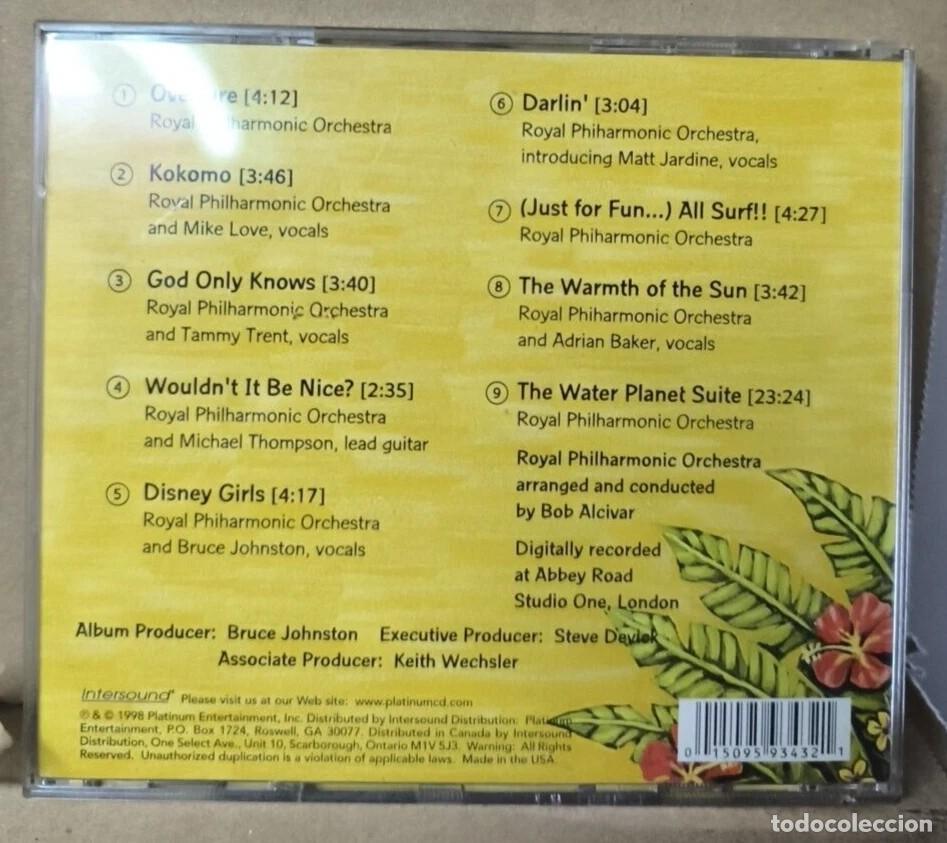 CDs de m&uacute;sica: The Beach Boys - Symphonic Sounds of Beach Boys - Royal Philharmonic Orchestra