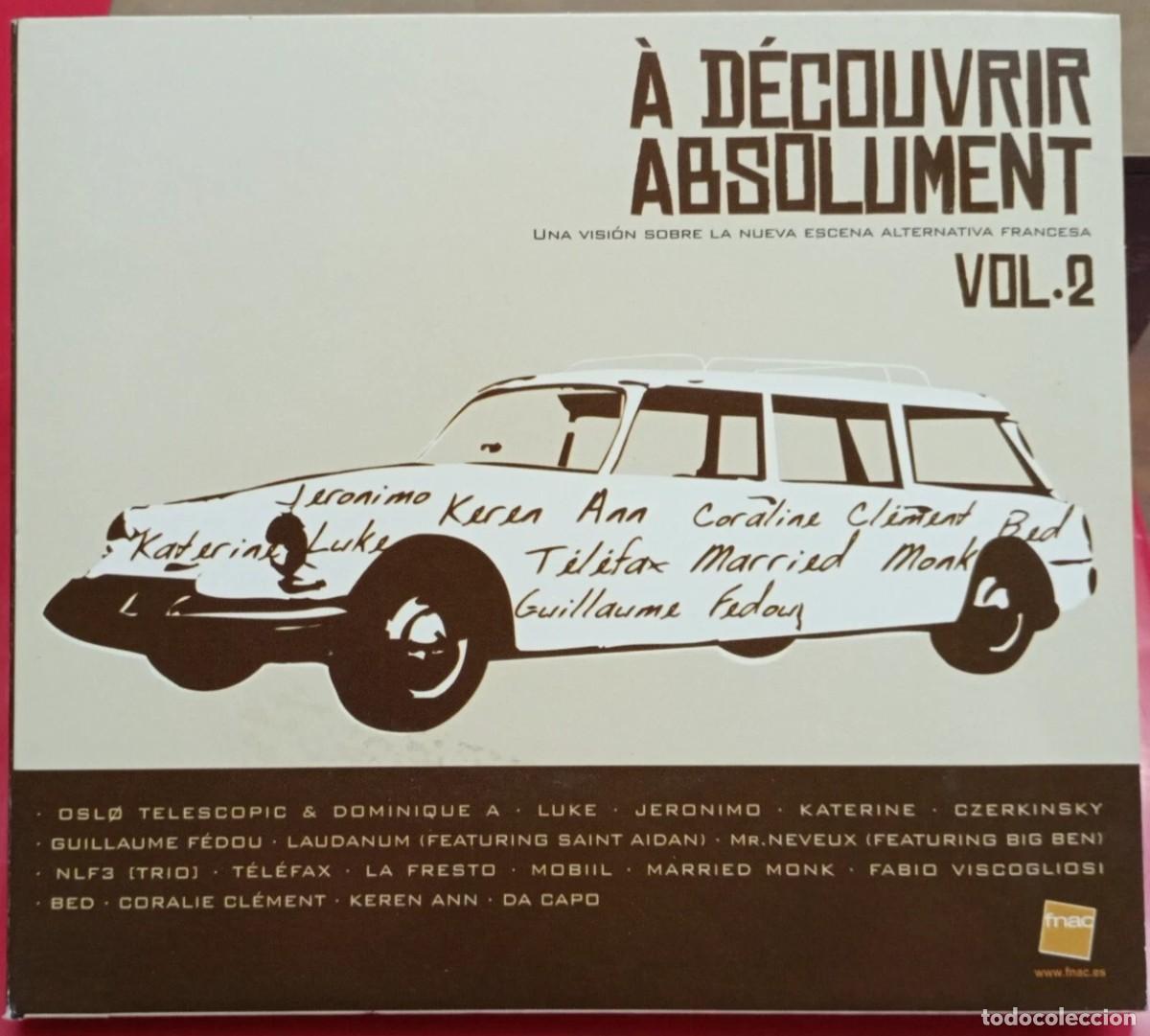 CDs de m&uacute;sica: A DECOUVRIR ABSOLUMENT VOL.2. CD SPANISH KEREN AN, TELEFAX, NLF3.. 2003 DIGIPACK