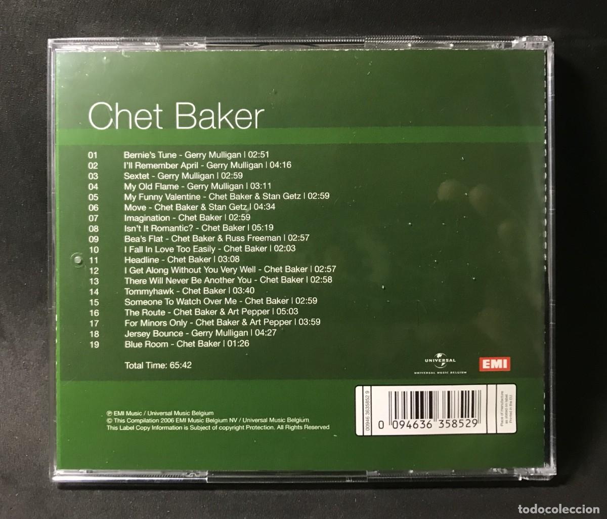 CDs de m&uacute;sica: Chet Baker &ndash; The Jazz Collection - CD - Blue Note / Verve - Foto 2