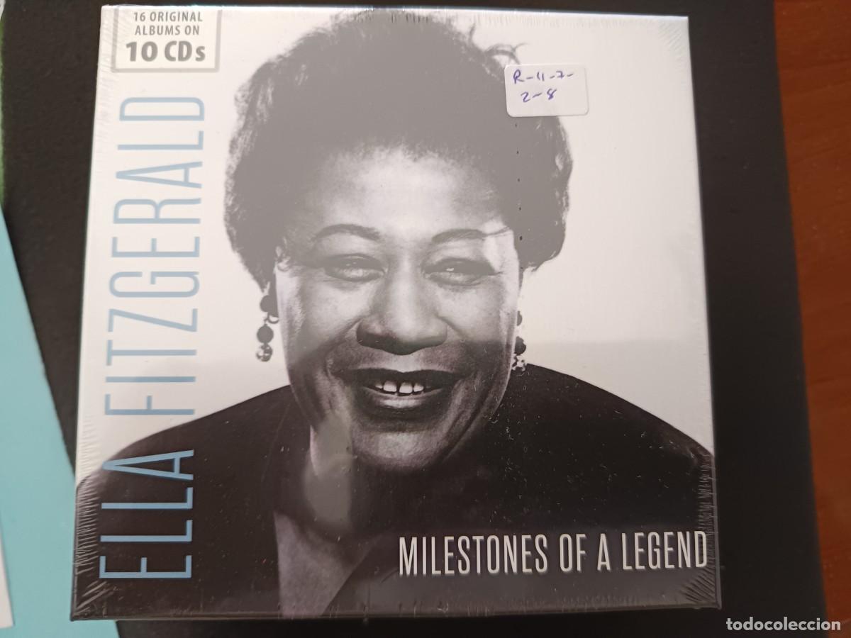CDs de m&uacute;sica: CD BOX/CAJA. 10 CDS. ELLA FITZGERALD. MILESTONES OF A LEGEND. 16 ORIGINAL ALBUMS ON 10 CDS