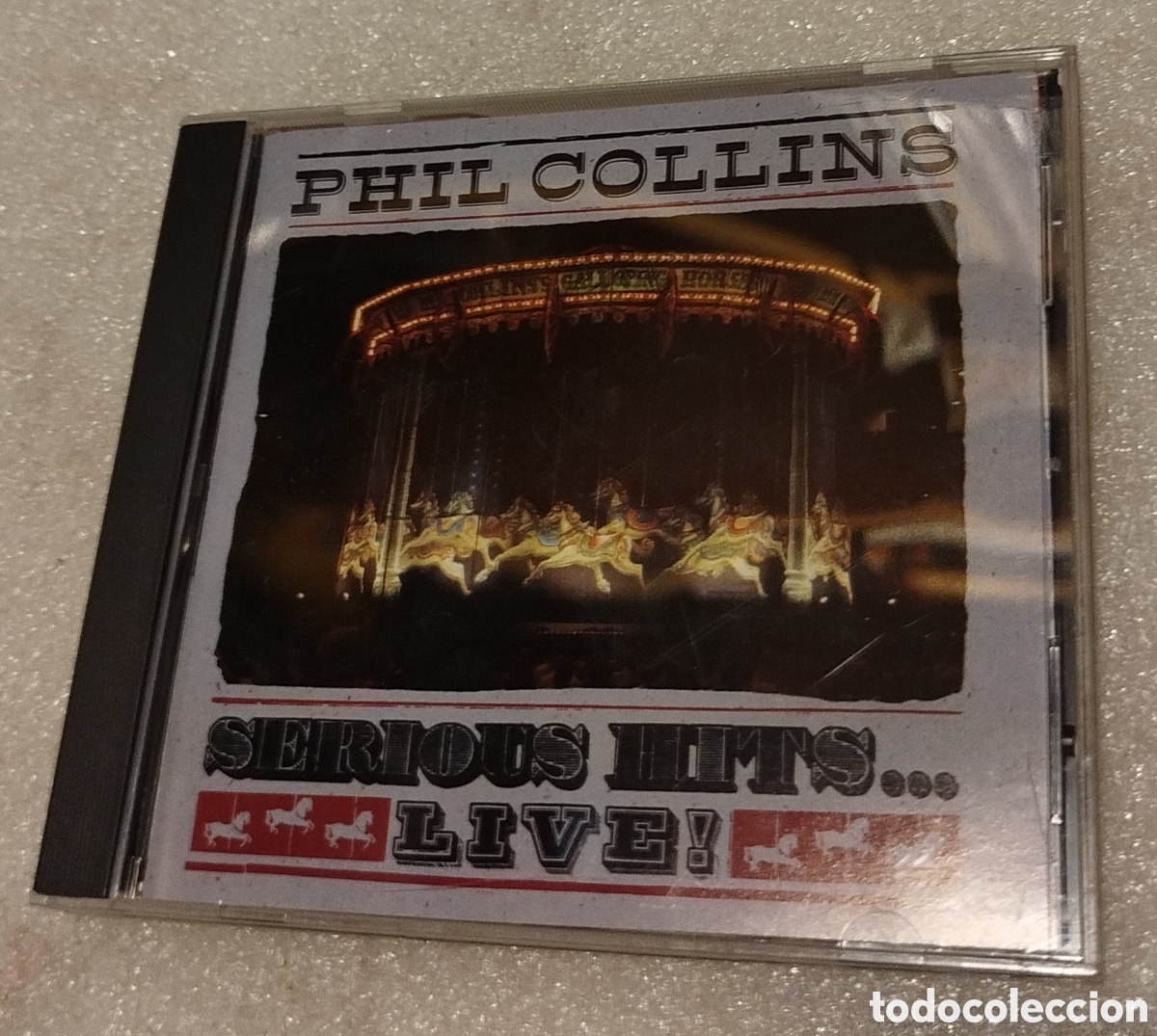 CDs de m&uacute;sica: Phill collins - serious hits live!