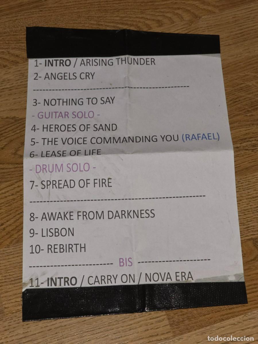 CDs de m&uacute;sica: ANGRA Set list 18.2.2011 Sala Salamandra,Hospitalet,(Barna)Iron Maiden-Helloween(Compra Minima 15 eu