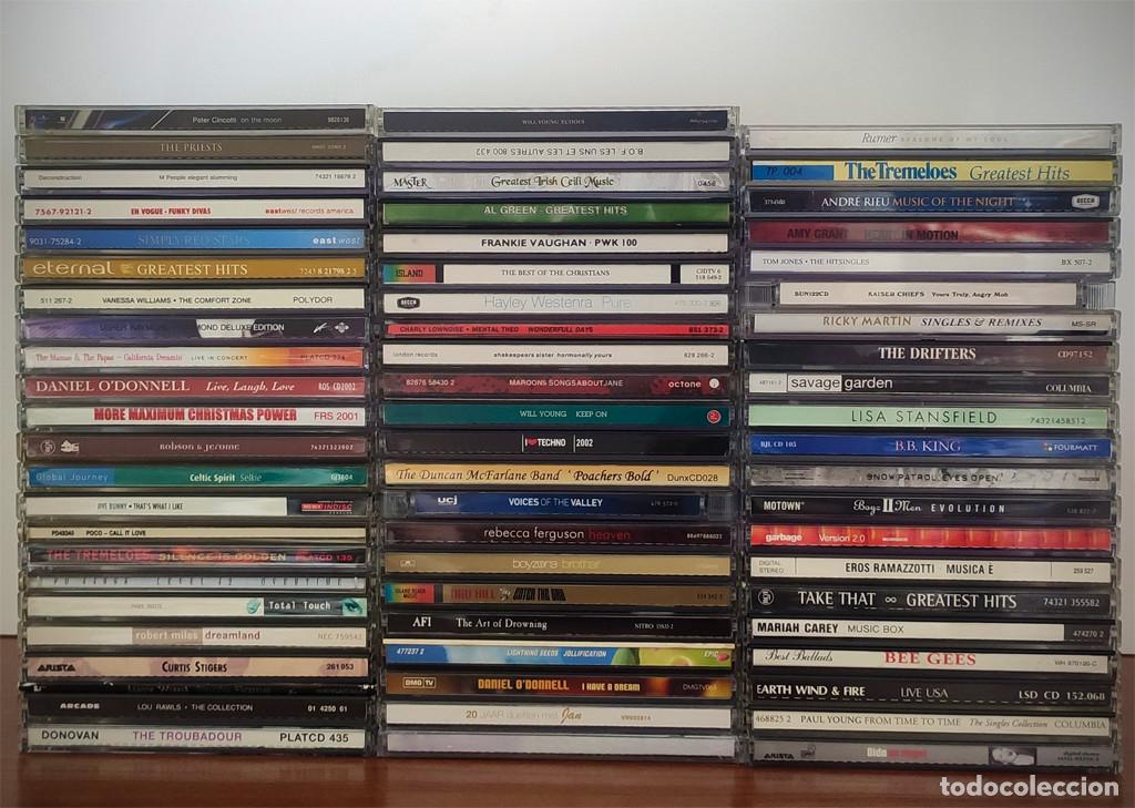 CDs de m&uacute;sica: Lote variado de 66 CDs
