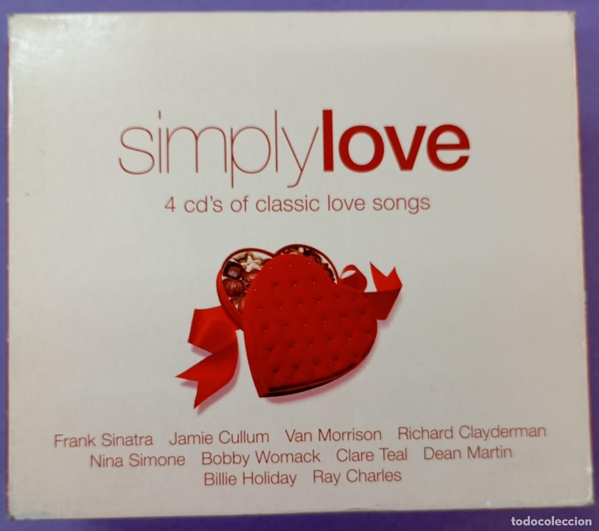 CDs de m&uacute;sica: SIMPLY LOVE L - 4 CD - 2005 - 60 TEMAS - NINA SIMONE, RAY CHARLES, VAN MORRISON...