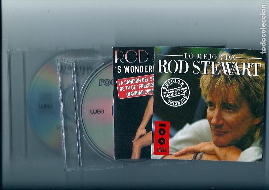 Musik-CDs: ROD STEWART. Lo mejor de....S Wonderful. Having a party. Hot legs (4 cd single)
