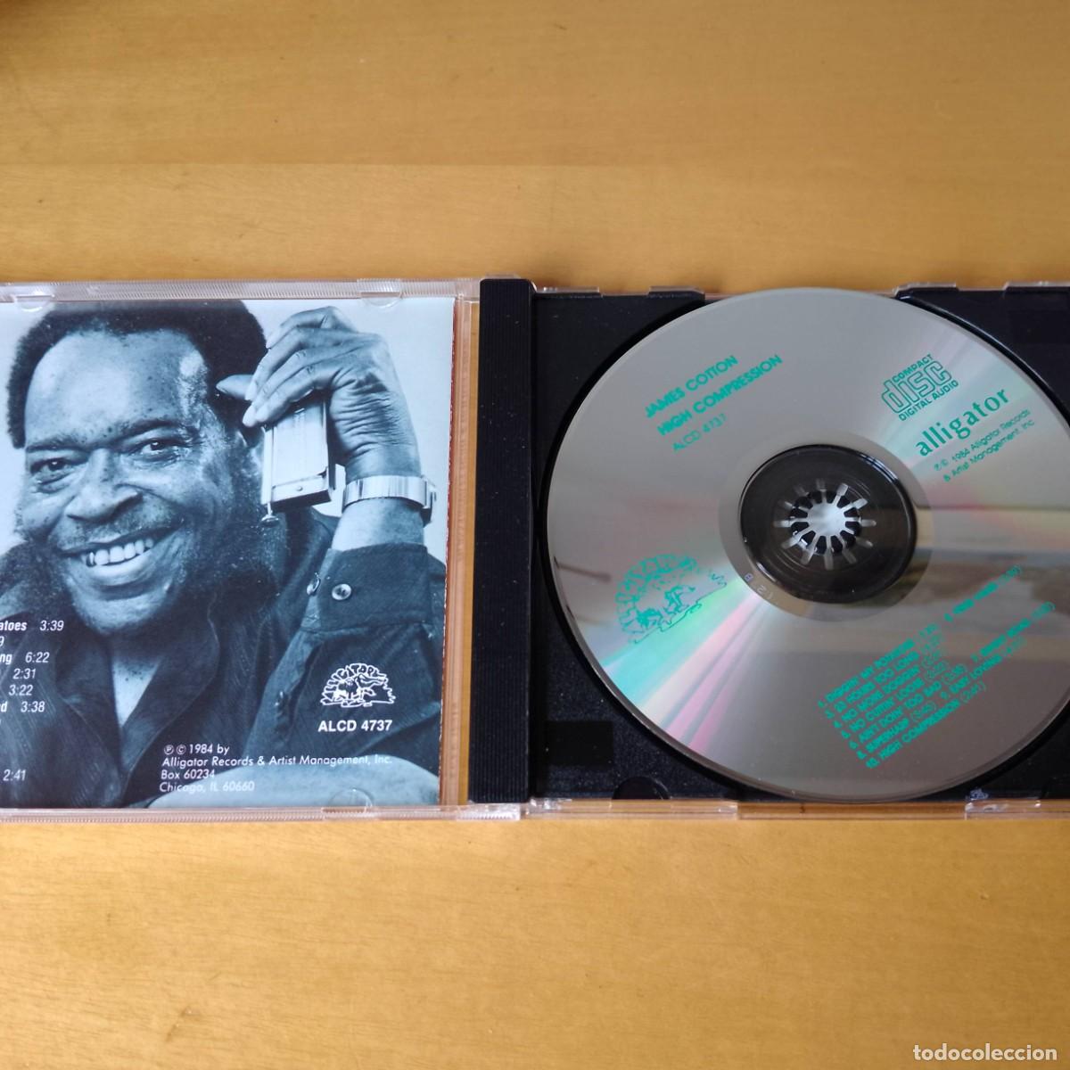 CDs de m&uacute;sica: James Cotton. High Compression. CD 1984 - Foto 3