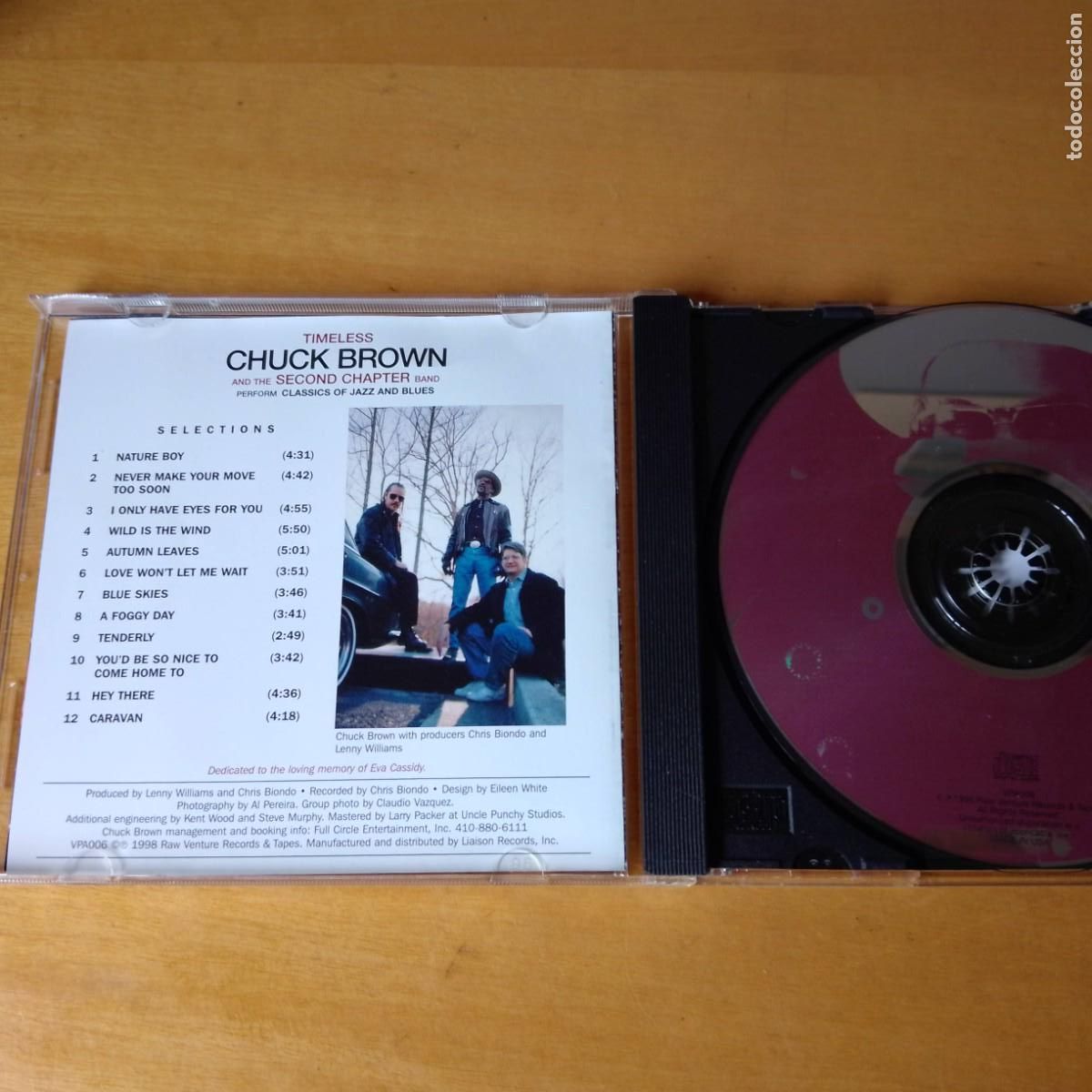 CDs de m&uacute;sica: Chuck Brown And Second Chapter Band. Timeless. CD 1998 - Foto 3