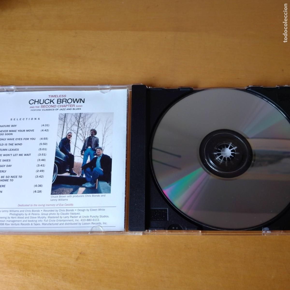 CDs de m&uacute;sica: Chuck Brown And Second Chapter Band. Timeless. CD 1998 - Foto 4