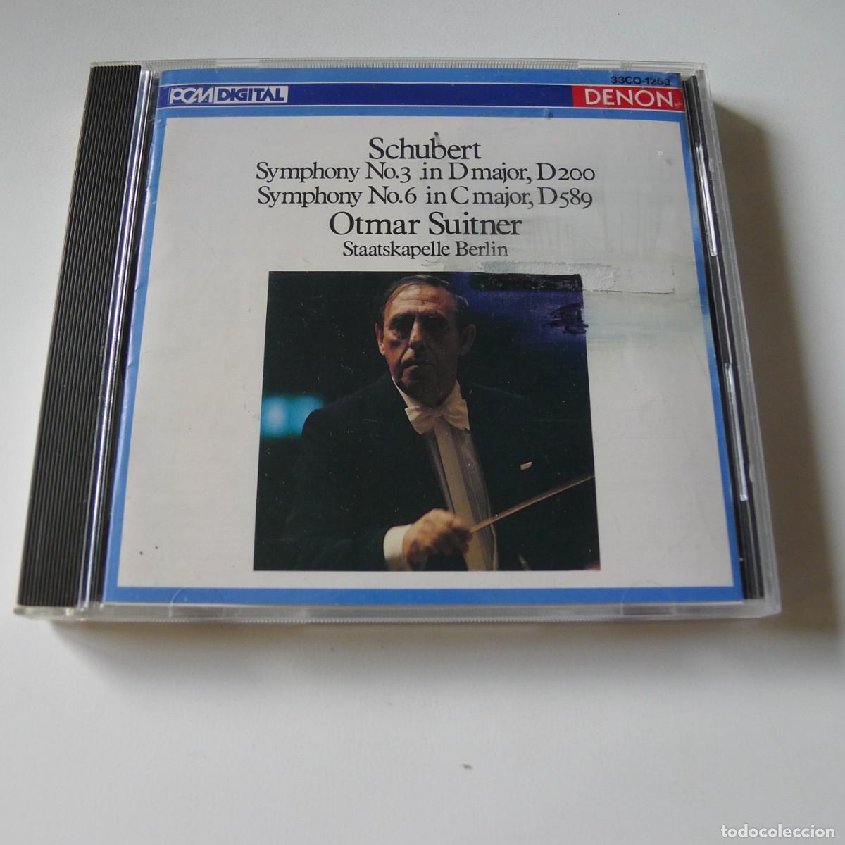 CDs de m&uacute;sica: Otmar Suitner, Schubert : Schubert Symphony no. 3 Symphony No. 6 in C DENON Japan