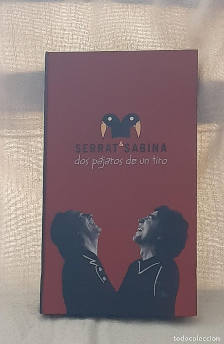 CDs de m&uacute;sica: Serrat & Sabina - Dos P&aacute;jaros de un Tiro | Box Set 3 Discos + Libro