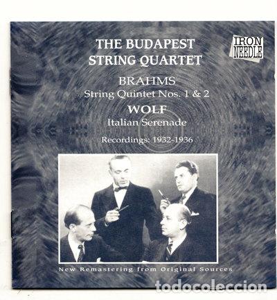 CDs de m&uacute;sica: Brahms: String Quintets Nos. 1 & 2 / Wolf: Italian Serenade- 8011662912145