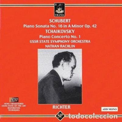 CDs de m&uacute;sica: Schubert: Piano Sonata No. 16; Tchaikovsky: Piano Concerto No. 1- 8025726042563