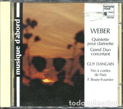 CDs de m&uacute;sica: Weber: Quintette pour clarinette / Grand Duo concertant- 3149025042262