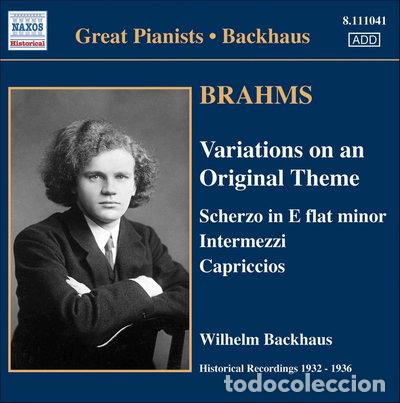 CDs de m&uacute;sica: Brahms: Solo Piano Works- 0747313304127