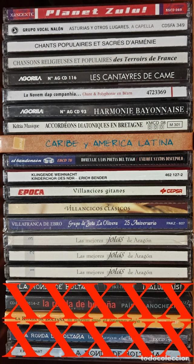 CDs de m&uacute;sica: LOTE DE 18 CDS DE M&Uacute;SICA FOLK & M&Uacute;SICAS DEL MUNDO
