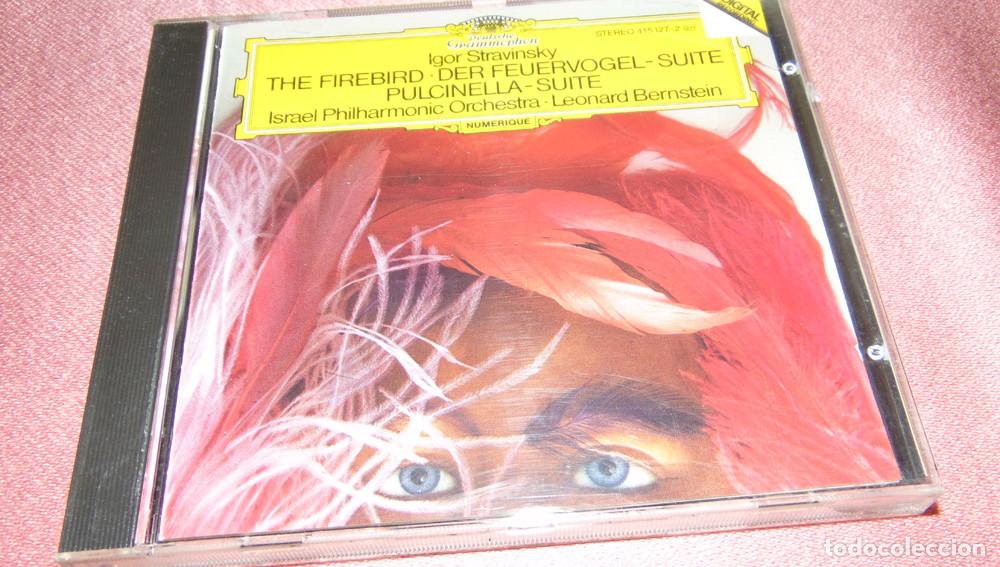 CDs de m&uacute;sica: IGOR STRAVINSKY - L. BERNSTEIN - ISRAEL PHILHARMONIC ORCHESTRA - CD ALBUM THE FIREBIRD - PULCINELLA