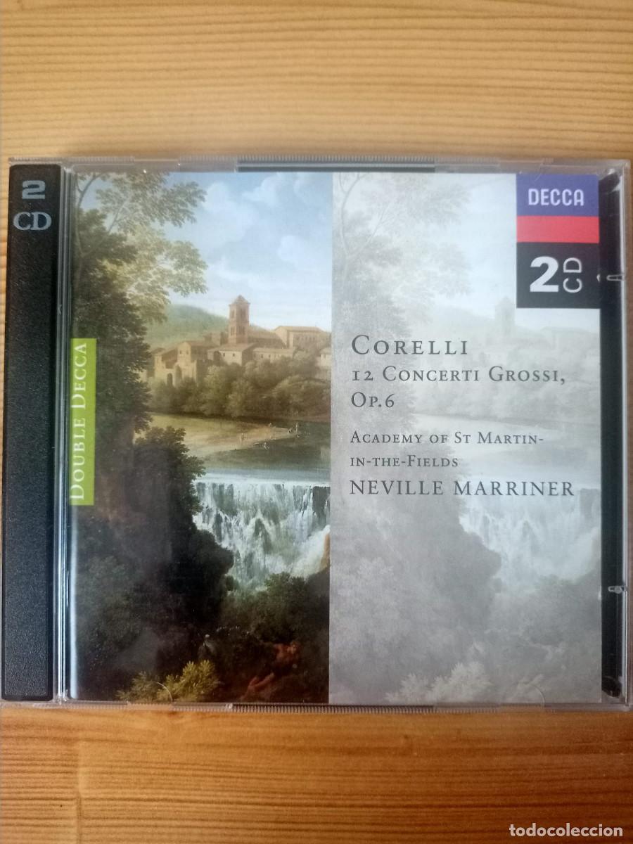 CDs de m&uacute;sica: Corelli: Concerti grossi Op. 6 &ndash; Neville Marriner &ndash; Caja 2 CD Decca 443 862-2