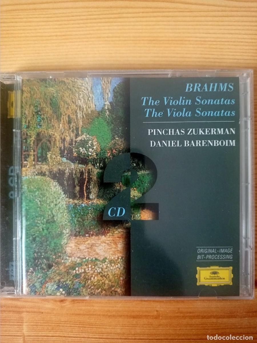 CDs de m&uacute;sica: Brahms: Sonatas para viol&iacute;n y viola &ndash; Zukerman / Barenboim &ndash; 2 CD Deutsche Grammophon 453 121-2