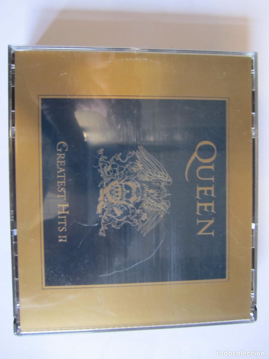 CDs de m&uacute;sica: doble cd queen greatest hits I & II two cd set - Foto 5