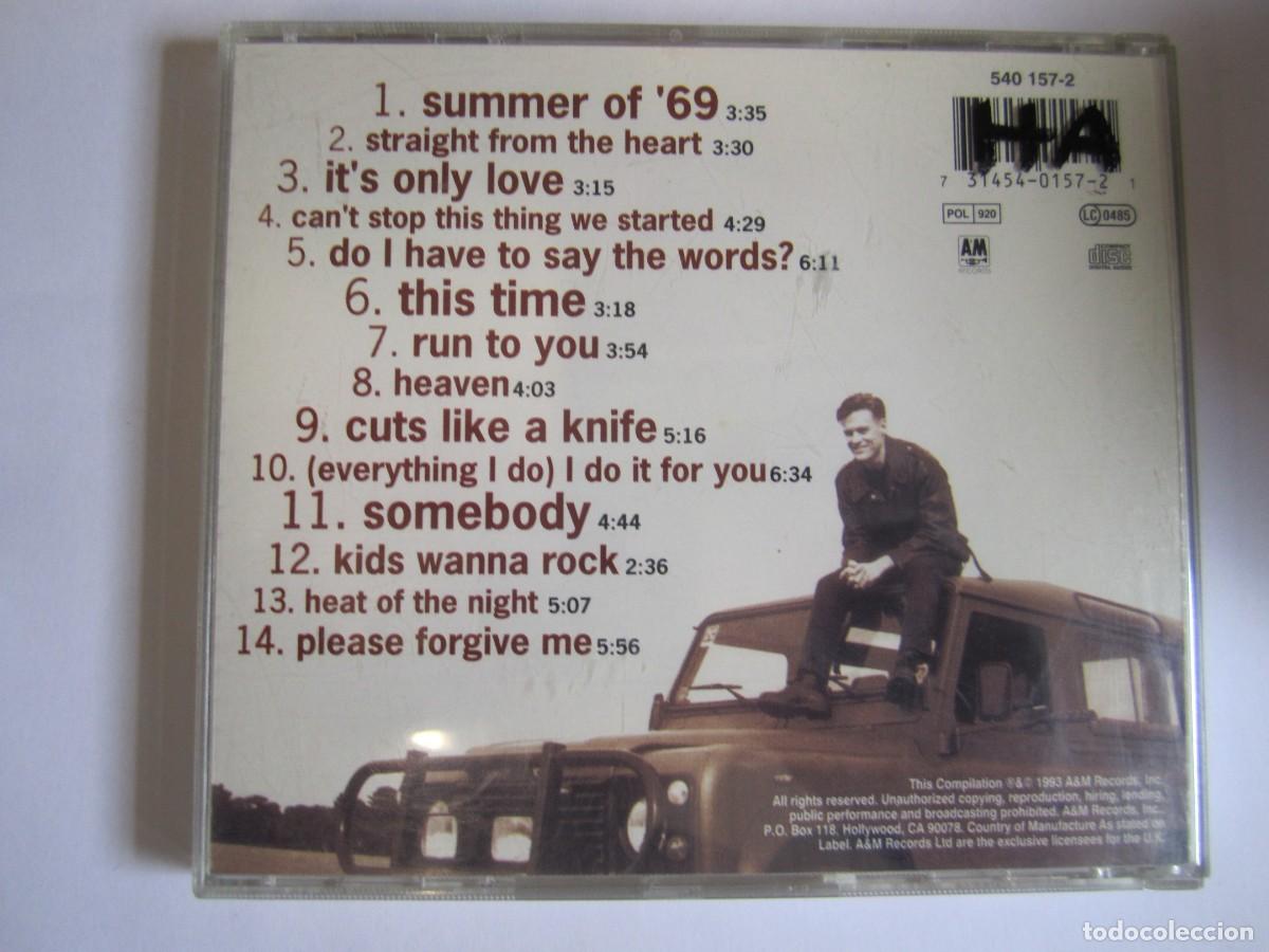 CDs de m&uacute;sica: cd bryan adams so far so good - Foto 3
