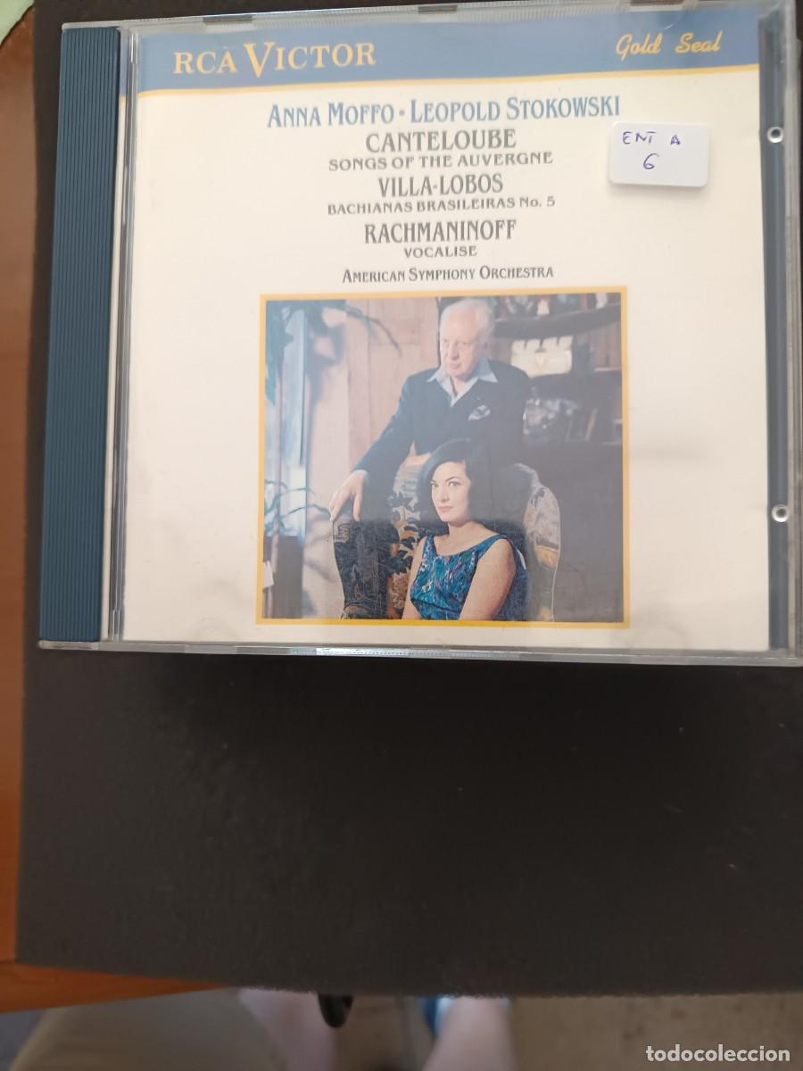 CDs de m&uacute;sica: ANNA MOFFO. LEOPOLD STOKOWSKI. CANTELOUBE: SONGS OF THE AUVERGNE / VILLA-LOBOS: BACHIANAS BRASILEIRA