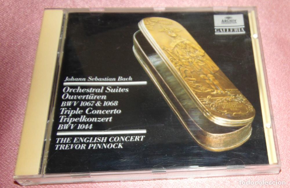 CDs de m&uacute;sica: JOHANN SEBASTIAN BACH - TREVOR PINNOCK - THE ENGLISH CONCERT - CD ALBUM ORCHESTRAL SUITES
