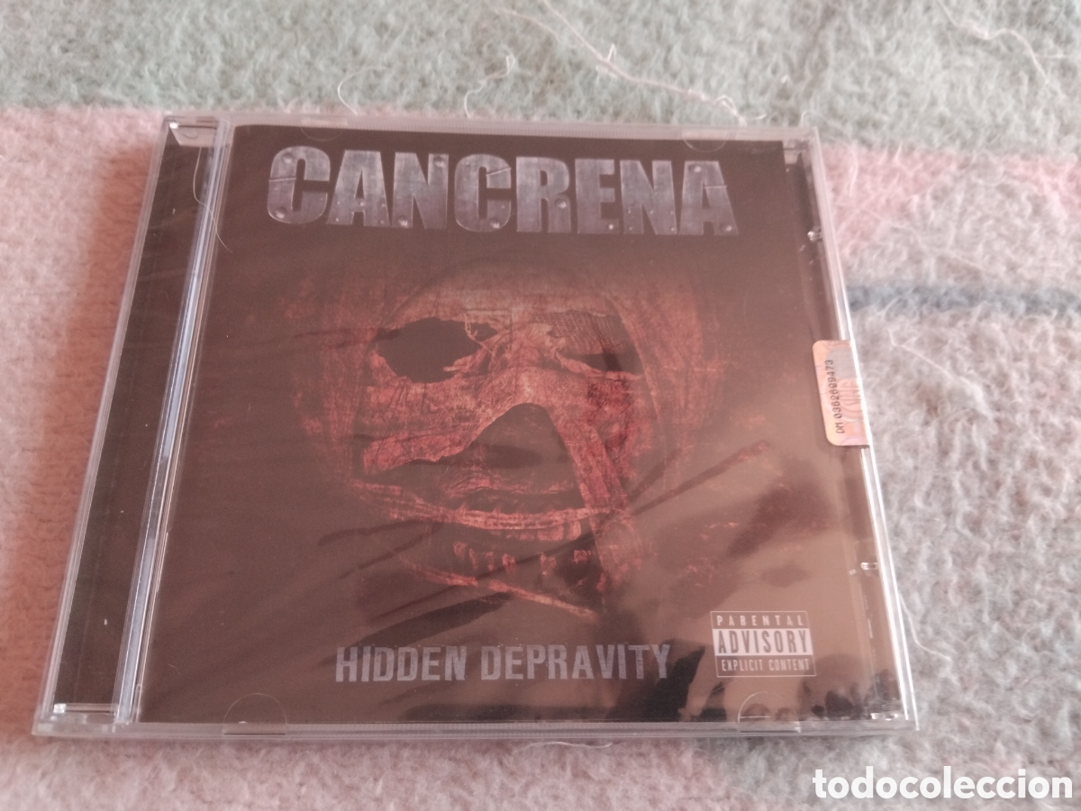CDs de m&uacute;sica: CANCRENA ( HIDDEN DEPRAVITY) CD - Foto 1
