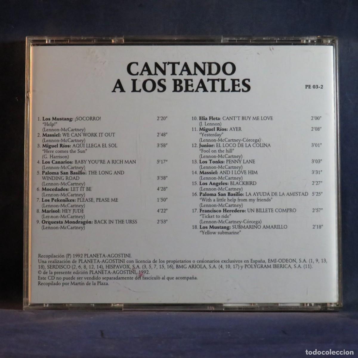 CDs de m&uacute;sica: VARIOUS &ndash; CANTANDO A LOS BEATLES - CD - Foto 2