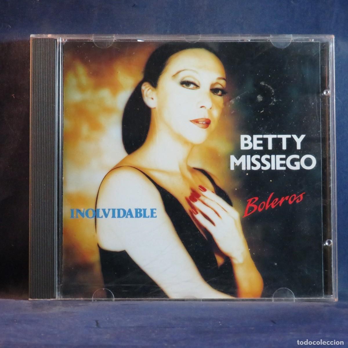 CDs de m&uacute;sica: BETTY MISSIEGO &ndash; INOLVIDABLE (BOLEROS) - CD